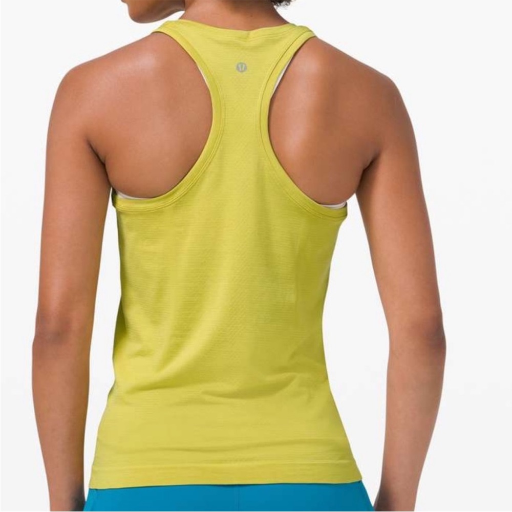Lululemon Swiftly Tech Tank Yellow Pear